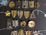a lot of metal items that are on a table