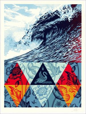 Shepard FAIREY (OBEY)(1970), WAVE OF DISTRESS XL, 2025, Impr…