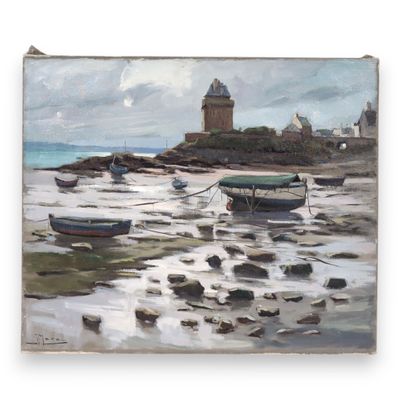 Jean MAREC (1901-1972) Saint Malo, la tour Solidor à Saint S…