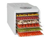 an image of a food dehyzer with fruits and vegetables in it