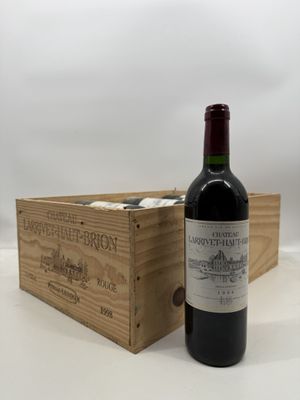 12 bouteilles Château LARRIVET HAUT BRION 1998