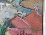 a picture of a painting on the wall of a house