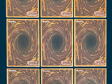 six square tiles of different sizes and shapes with a blue background