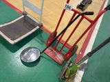 a lot of tools that are sitting on the floor