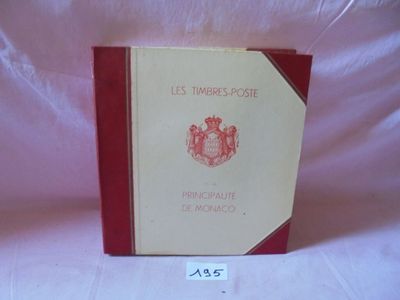 Monaco - Une collection de timbres dans un vieil Album Thiau…