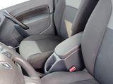 the interior of a car with a steering wheel and a steering wheel