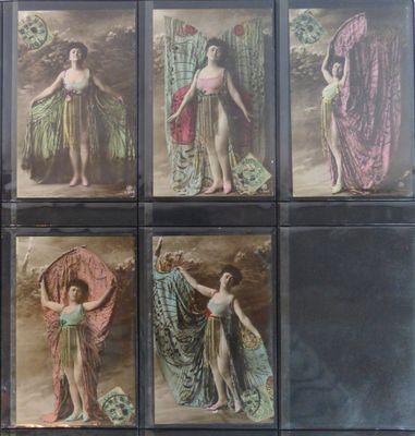 39 CPA arcimboldesques, montagnes surréalistes, belles fantaisies