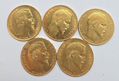 quatre souverains d'or de la famille royale britannique