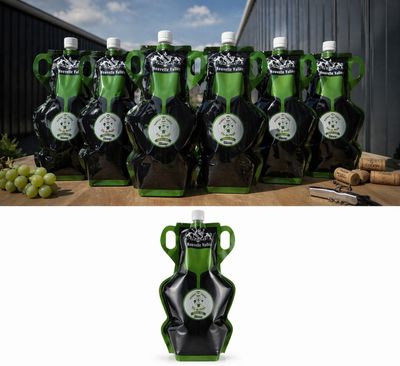 Lot de 6 bouteilles de vin blanc chardonnay de 1,5 L