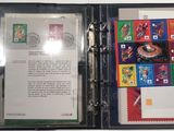 a binder with a picture of a book inside of it