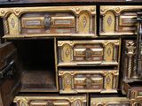 many drawers that are stacked on top of each other