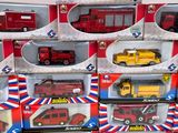 many different types of toy vehicles in the box