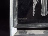 a glass plaque with a picture of a horse on it