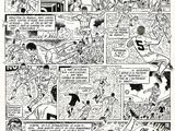 a black and white page from a comic book