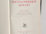 dictionary of encyclopedique quillett, french edition, first half of the 20th century