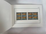 a picture of an open book with a picture of a building