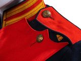 a close up of a uniform on a mannequin mannequin
