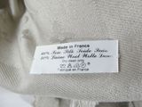 a label that says made in france on a piece of cloth