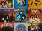 diverses pochettes d'albums de musique des années 70 et 80