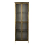 Vitrine 2 portes DUTCHBONE en métal finition laiton vieilli,… (photo 2)