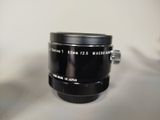 a close up of a camera lens on a table
