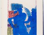 un livre ouvert sur lequel est dessiné un homme et une femme