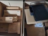 two boxes that have a solar panel on top of them