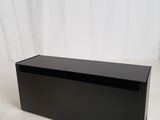 the black box is empty and ready to be used as a gift