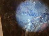 a picture of a painting on the wall of a room
