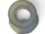an image of a ring of cement on a white surface