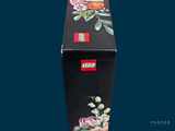a black box with a floral design on it