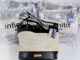 an image of a pair of shoes and a bag on a table