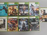 beaucoup de jeux vidéo sur la table ensemble