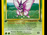 an image of a pokemon card with a butterfly on it