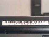 a bar code on the back of a cell phone