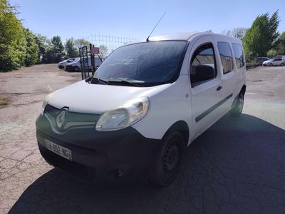 a picture of a white van parked in a parking lot