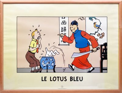 tableau représentant un dessin humoristique d'un homme tenant un couteau à la main, d'un autre homme tenant un couteau à la main et d'un autre homme tenant un couteau à la main