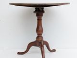 an old wooden table with a wooden top on a white background