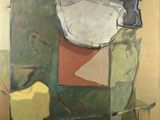 l'image d'un tableau représentant une femme assise sur un canapé