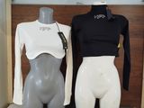 two mannequins on display in a room