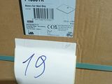 a cardboard box with a label on it and a sticker on it