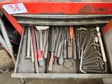 many tools in the drawer of a tool box