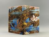 a picture of a box with a painting on it