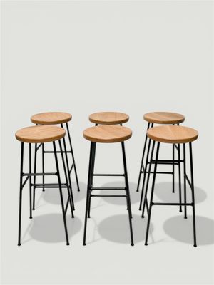 Jonas Trampedach pour HAY furniture, Ensemble de 6 tabourets…