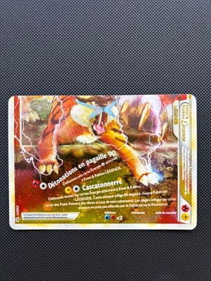 the card has a picture of a tiger on it ' s back