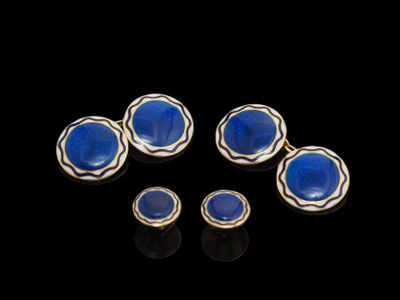 CARTIER ( attribué à) Parure composée d'une paire de boutons… - Photo 1