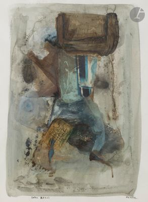 une image représentant un tableau où l'on voit un homme avec une valise sur le dos