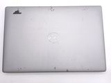 a laptop with a dell logo on the back of it