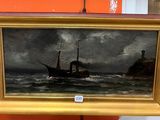 a picture of a painting hanging on a wall