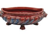 an image of a red and blue bowl on a white background